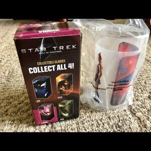 New in the box Collectible Star Trek glass